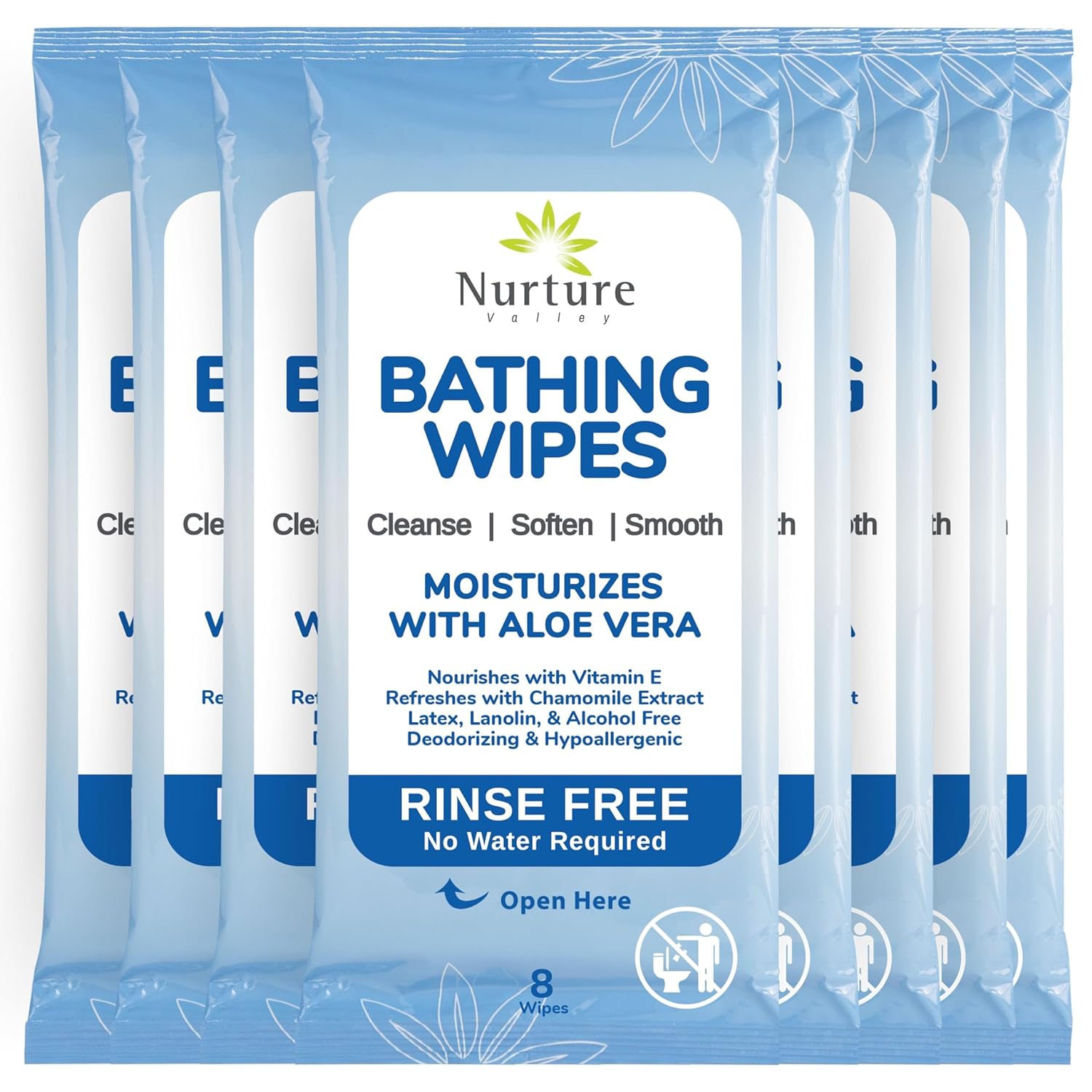 Rinse Free Bathing Wipes