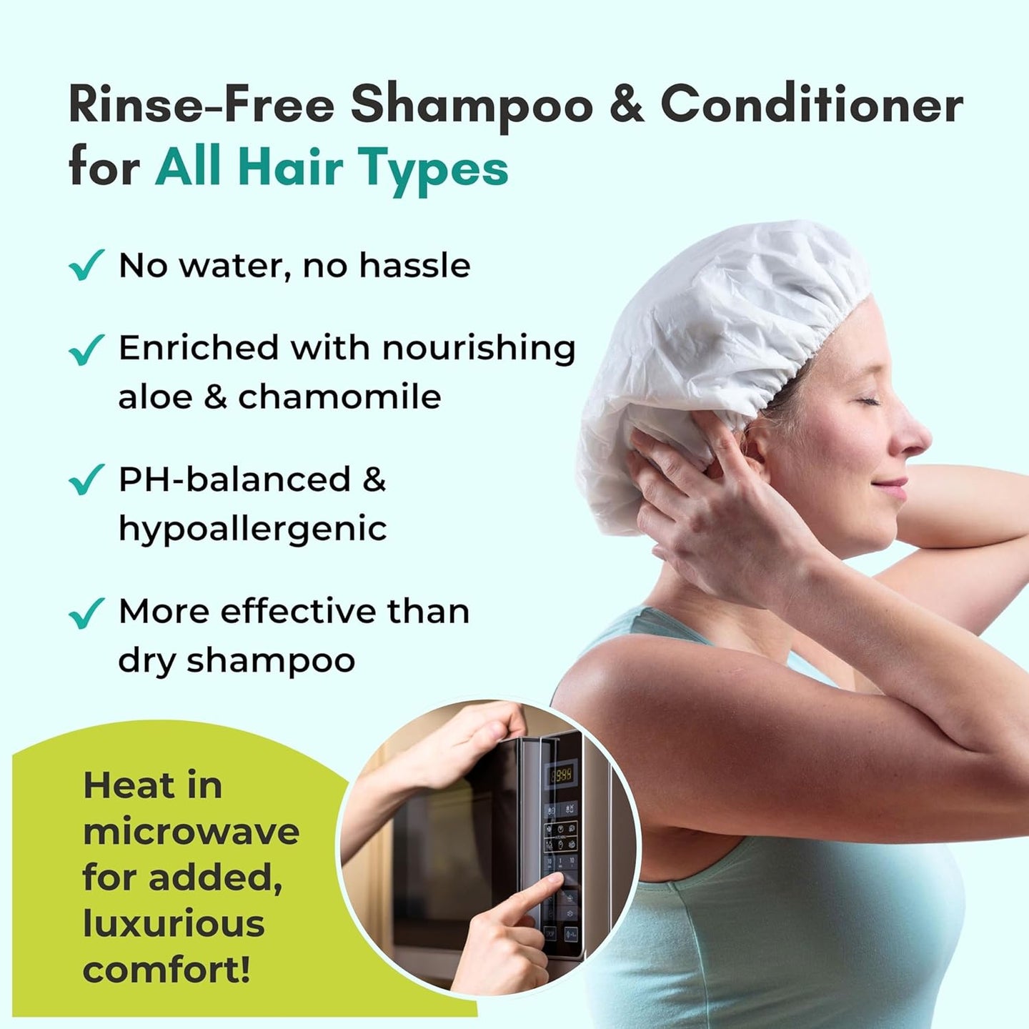 Rinse Free Shampoo Cap – Nurture Valley